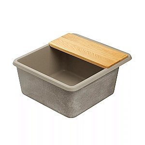 Мойка кухонная Акватон Беллис 57 серый шёлк купить в интернет-магазине сантехники Sanbest