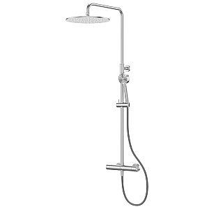 Душевая система Abber Wasser Kreis 316 AF8160BST сталь брашированная купить в интернет-магазине сантехники Sanbest