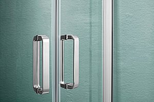 Душевой уголок Aquatek Ария ARI RA 90х100 стекло прозрачное/профиль хром купить в интернет-магазине Sanbest