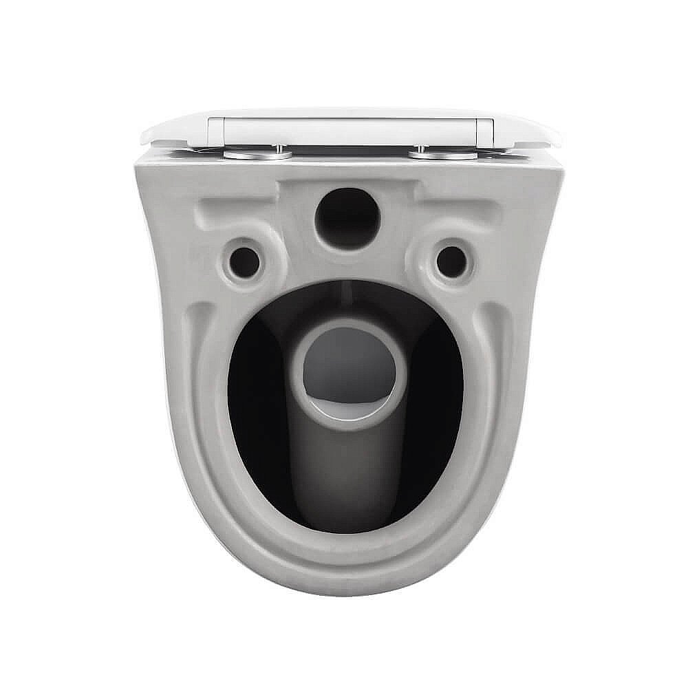 Унитаз подвесной Black&White UNIVERSE W-751 белый, безободковый купить в интернет-магазине Sanbest