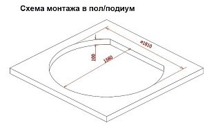 Гидромассажная ванна Gemy G9053 O 185х162 купить в интернет-магазине Sanbest