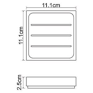 Мыльница полирезиновая WasserKRAFT Leine K-3829 купить в интернет-магазине сантехники Sanbest