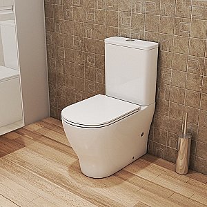 Унитаз Owl 1975 Tid Cirkel-G безободковый, с бачком, с крышкой микролифт купить в интернет-магазине Sanbest