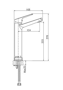 Смеситель для раковины Cersanit FLAVIS 63038 купить в интернет-магазине сантехники Sanbest