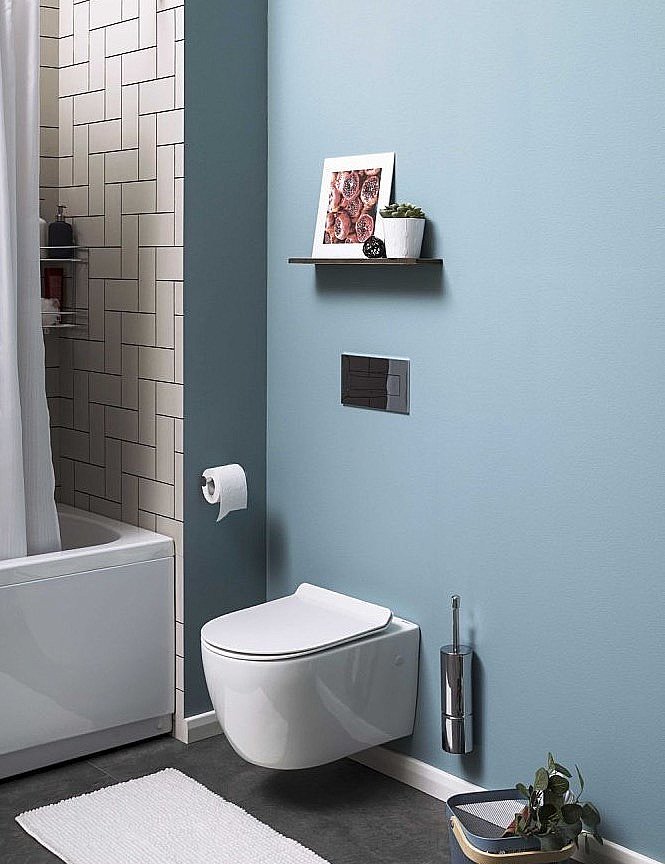 Унитаз подвесной Aquanet Rimless Cetus W Short LX-1900 с крышкой микролифт, безободковый купить в интернет-магазине Sanbest