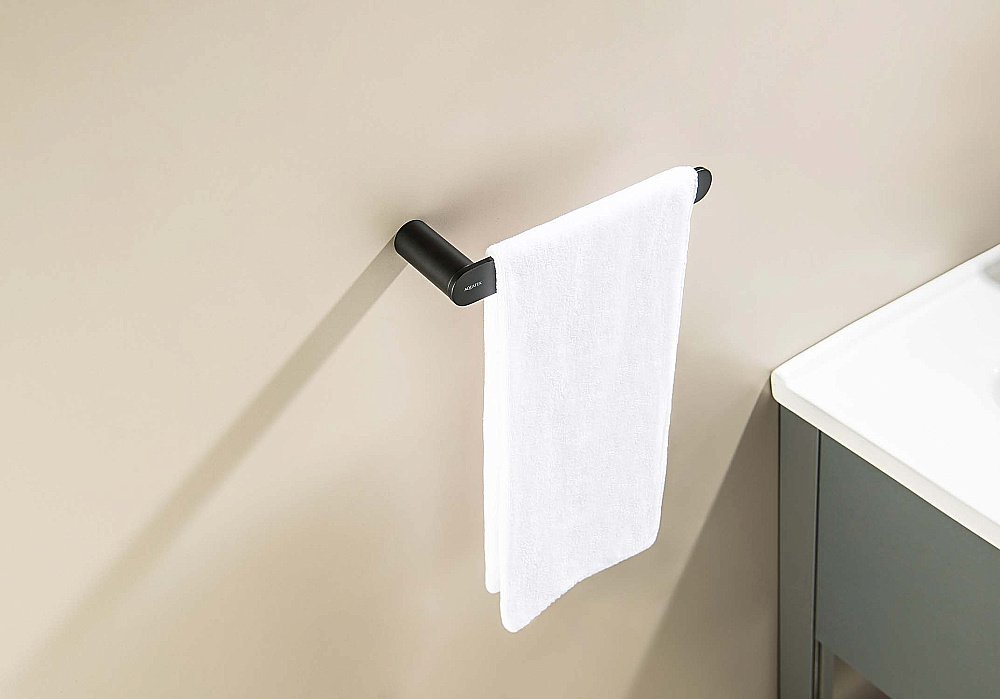 Полотенцедержатель Aquatek Лира AQ4419MB 23 черный матовый купить в интернет-магазине сантехники Sanbest