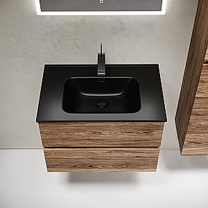 Тумба с раковиной Sancos Urban 70 UR70ECH дуб чарльстон для ванной в интернет-магазине Sanbest