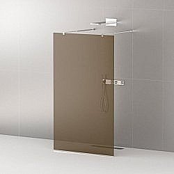 Душевое ограждение Cezares Liberta L-2-80 бронзовый/профиль хром купить в интернет-магазине Sanbest