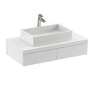 Тумба с раковиной Ravak FORMY X000001031 120 белая для ванной в интернет-магазине Sanbest