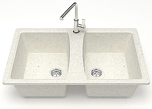 Кухонная мойка Azario Elmas 78х50 CS00079898 хлопок купить в интернет-магазине сантехники Sanbest