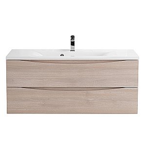 Тумба с раковиной Belbagno MARINO 120 подвесная Rovere Grigio для ванной в интернет-магазине Sanbest