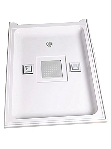 Душевая кабина WeltWasser WW500 LAINE XL 1214 с гидромассажем, профиль матовый хром/стекло прозрачное купить в интернет-магазине Sanbest