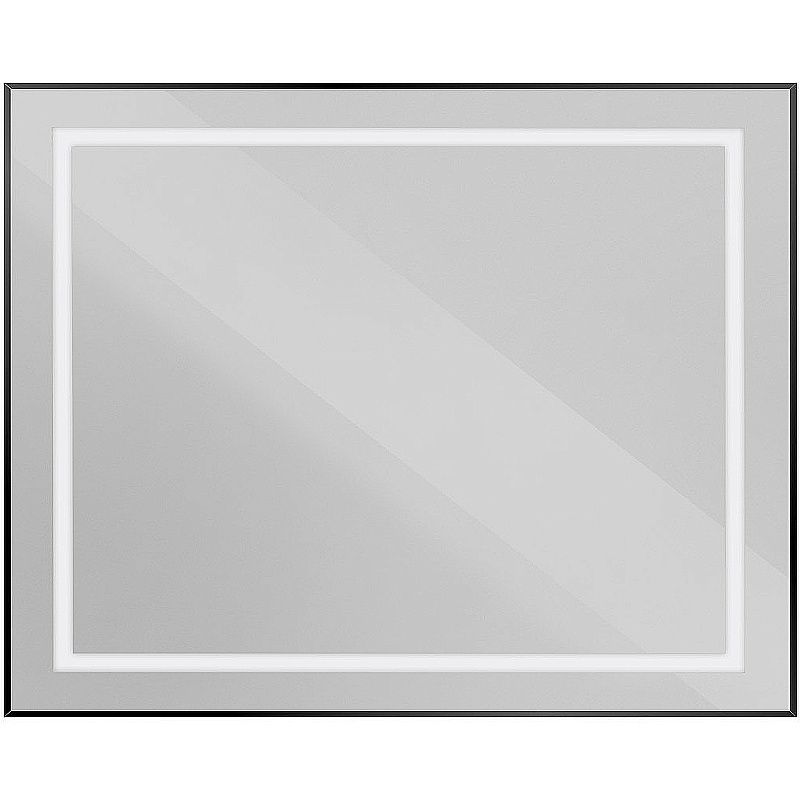 Зеркало BelBagno Kraft SPC-KRAFT-1000-800-SENS-NERO черный в ванную от интернет-магазине сантехники Sanbest