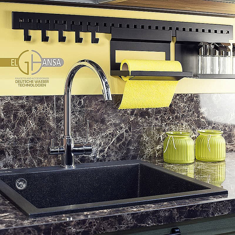 Смеситель для кухни Elghansa Kitchen Pure Water 56B5216 хром купить в интернет-магазине сантехники Sanbest