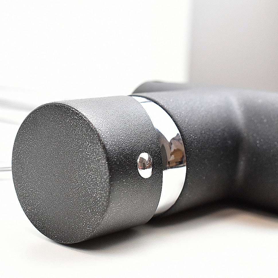 Смеситель для кухни PAINI Cox 7844572CR599H1KM черный металлик купить в интернет-магазине сантехники Sanbest