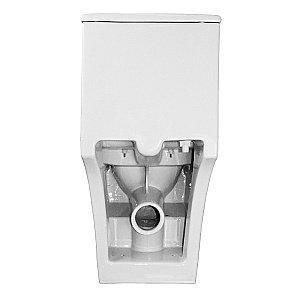 Унитаз моноблок Azario Gressa AZ-1111 белый, безободковый, с крышкой микролифт купить в интернет-магазине Sanbest