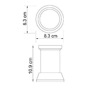 Стакан для зубных щеток WasserKRAFT Isar K-2328 купить в интернет-магазине сантехники Sanbest