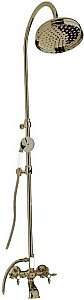 Душевая система Cezares NOSTALGIA-CVD-02-Bi бронза/ручка белая купить в интернет-магазине сантехники Sanbest