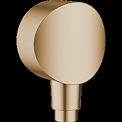 Подключение для шланга Hansgrohe FixFit S 26453140 бронза купить в интернет-магазине сантехники Sanbest