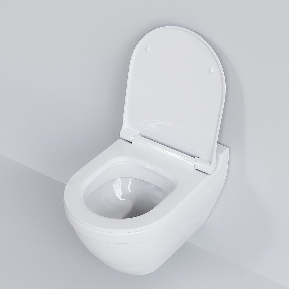 Унитаз подвесной Ambassador Nord 133T20001 белый купить в интернет-магазине Sanbest