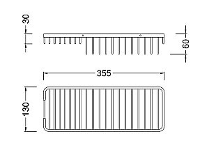 Полка Timo Nelson 160079/02 купить в интернет-магазине сантехники Sanbest