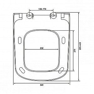 Унитаз подвесной  BERGES QUATTRO S 082149 безободковый, с крышкой микролифт купить в интернет-магазине Sanbest