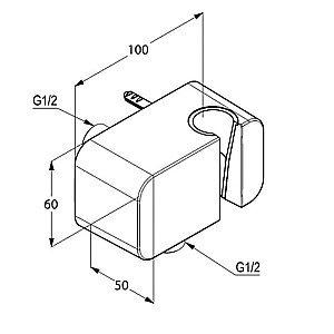 Соединение для шланга Kludi A-QA 655600500 купить в интернет-магазине сантехники Sanbest