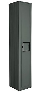 Пенал LA FENICE Cubo Grigio 30 серый/ручка черная для ванной в интернет-магазине сантехники Sanbest