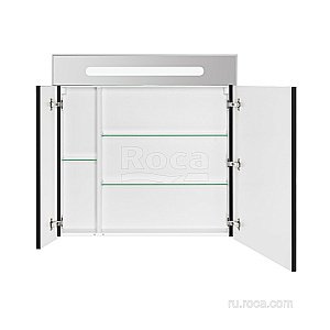 Зеркальный шкаф Roca Victoria Nord Black Edition ZRU9000100 80 купить в интернет-магазине сантехники Sanbest