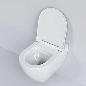 Унитаз подвесной Ambassador Nord 133T20001 белый купить в интернет-магазине Sanbest