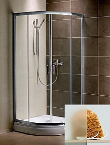 Душевой уголок Radaway Premium Plus A 100х100 30423-01-02N стекло матовое/профиль хром купить в интернет-магазине Sanbest