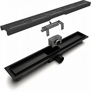 Душевой трап ESBANO Meta M-RAIN-60MB 60 матовый черный купить в интернет-магазине Sanbest