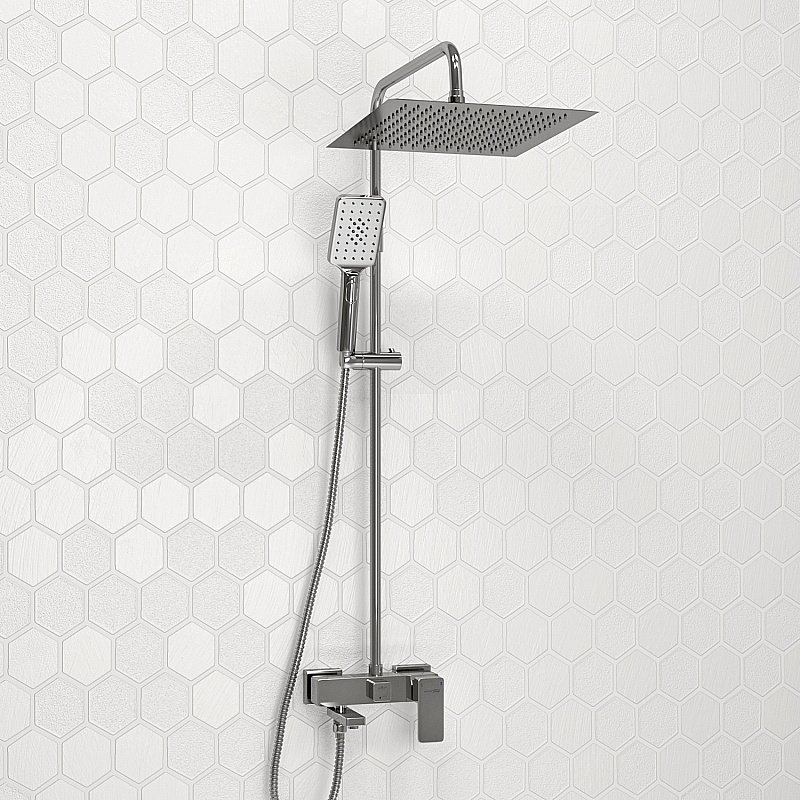 Душевая система WasserKraft A177.118.126.010.CH хром купить в интернет-магазине сантехники Sanbest