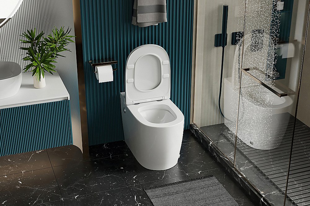 Унитаз ABBER Bequem AC1114P импульсный смыв, с крышкой микролифт купить в интернет-магазине Sanbest