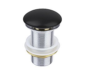 Донный клапан без перелива Bronze de Luxe 1001B черный купить в интернет-магазине сантехники Sanbest