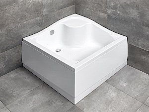 Душевой поддон Radaway Korfu C 4C99400-03 90х90 белый купить в интернет-магазине Sanbest