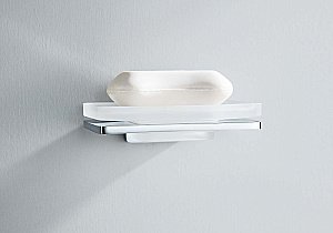 Мыльница Aquatek Либра AQ4303CR стекло матовое/хром купить в интернет-магазине сантехники Sanbest