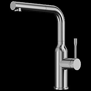 Смеситель для кухни Elghansa Kitchen 56A1926-Steel нержавеющая сталь купить в интернет-магазине сантехники Sanbest