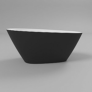 Ванна WhiteCross Spinel C 150x70 черный/белый матовый купить в интернет-магазине Sanbest