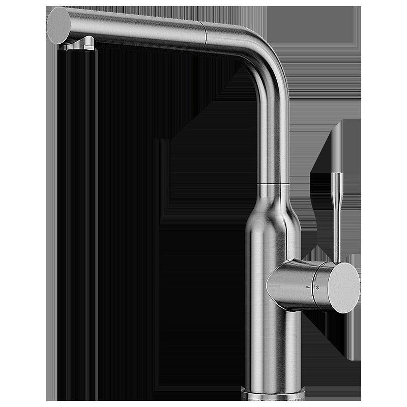 Смеситель для кухни Elghansa Kitchen 56A1926-Steel нержавеющая сталь купить в интернет-магазине сантехники Sanbest