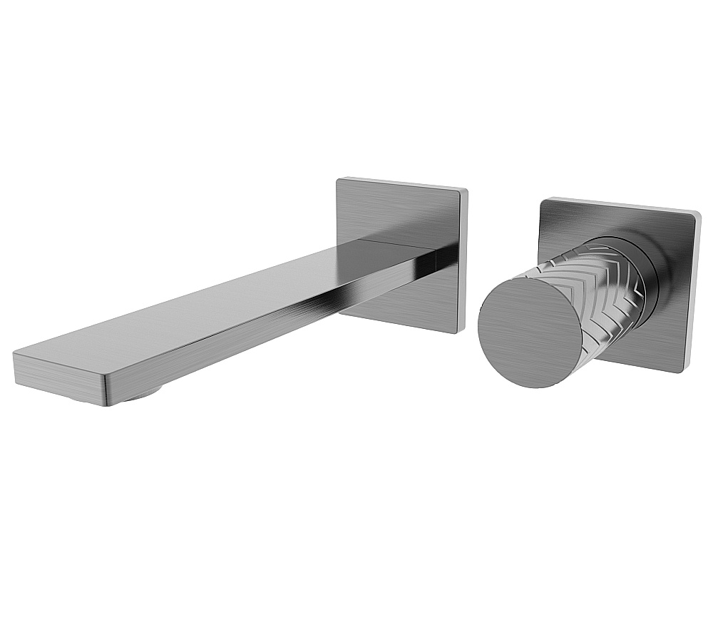 Смеситель для раковины Vincea Alto VBFW-6AL1GM вороненая сталь купить в интернет-магазине сантехники Sanbest