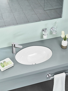 Раковина встраиваемая Grohe Bau Ceramic 56 39423000 белая купить в интернет-магазине Sanbest