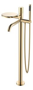 Смеситель для ванны Boheme STICK GOLD DIAMOND GOLD 129-GG золото купить в интернет-магазине сантехники Sanbest