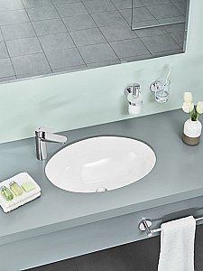 Раковина встраиваемая Grohe Bau Ceramic 56 39423000 белая купить в интернет-магазине Sanbest