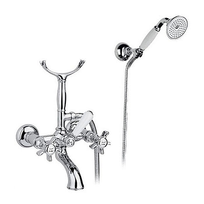 Смеситель для ванны Nicolazzi Dames Anglaises 1402CR18 хром купить в интернет-магазине сантехники Sanbest