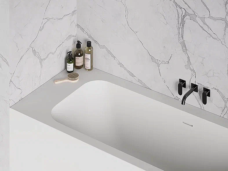 Ванна Salini ORLANDA S-stone 102027M 170x75 белая купить в интернет-магазине Sanbest