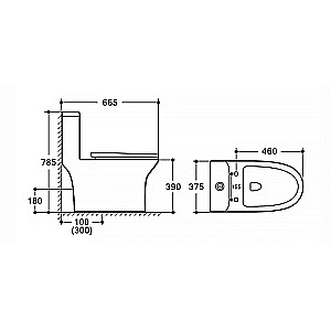 Инсталляция для унитаза Azario AZ-8010-1000 купить в интернет-магазине сантехники Sanbest