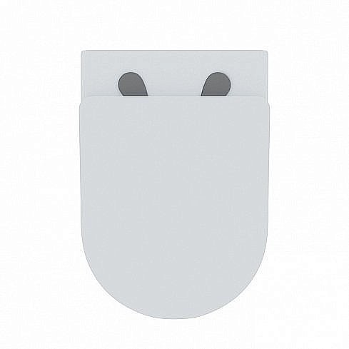 Унитаз подвесной IDDIS Calipso CALRDSEi25 безободковый, с крышкой микролифт купить в интернет-магазине Sanbest