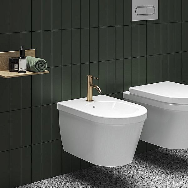 Смеситель для биде Ravak Espirit X070355 розовое золото купить в интернет-магазине сантехники Sanbest