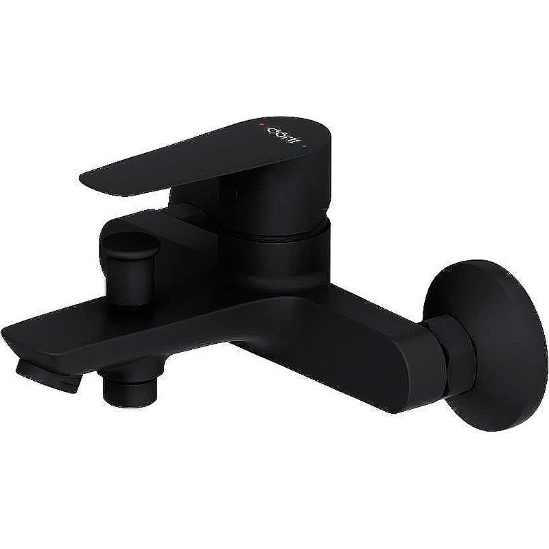 Смеситель для ванны Dorff Prime New D4011022 черный матовый купить в интернет-магазине сантехники Sanbest